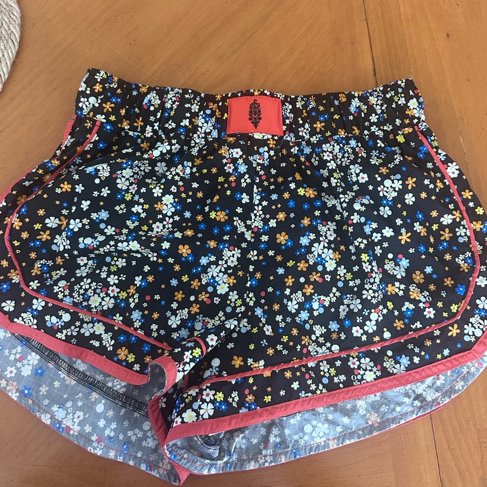 Free people movement running shorts varsity blues